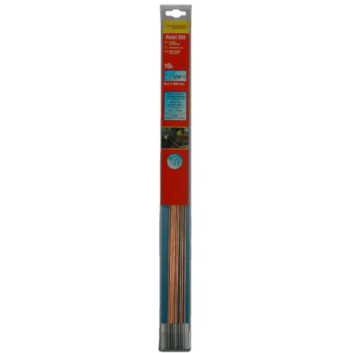 Lot de 10 brasures acier / cuivre d2 500 mm Rolot 605 ROTHENBERGER - ROTHENBERGER Petit Prix