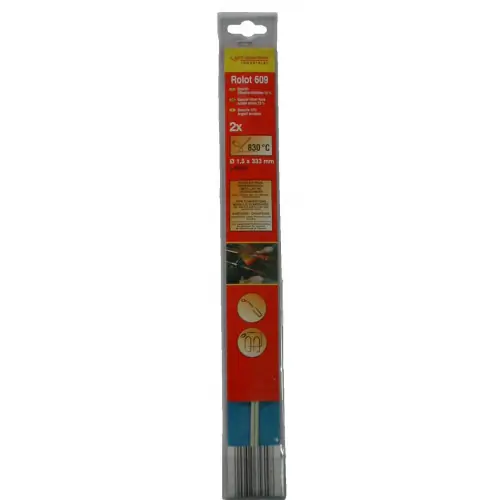 Prix Cassé Lot de 2 brasures argent 12% enrobé 333 mm Rolot 609 ROTHENBERGER - ROTHENBERGER