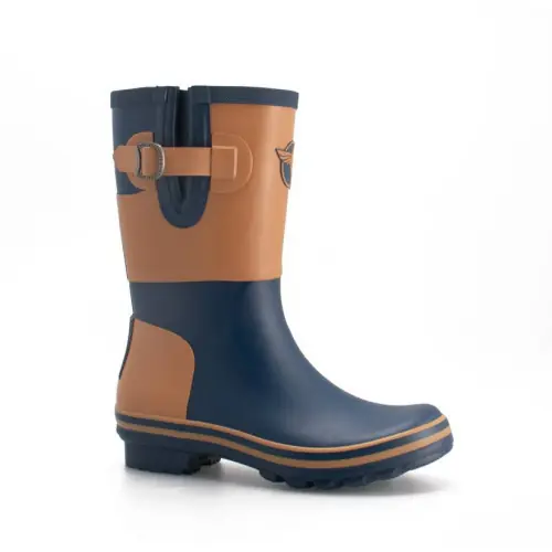 Solde Demi-botte INFLUENCES SHOR – Coloris Bleu – 38 – ROUCHETTE