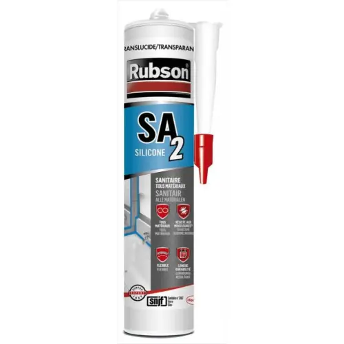 Vente Flash Mastic d‘étanchéité cuisine et bain SA2 RUBSON transparent 280ml – RUBSON