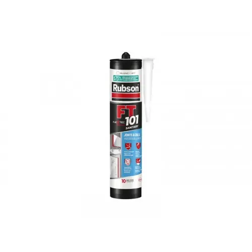 Nouvel Arrivage Mastic sanitaire anti moisissure RUBSON Flextec blanc cartouche 280ml – RUBSON