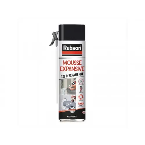 Offre Exclusive Mousse expansive multi usages inf. 0,1% iso RUBSON blanc 275ml/12l - RUBSON