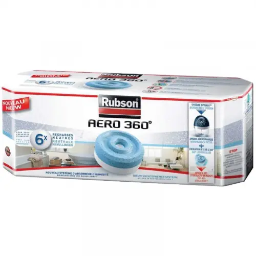 Bon Marché Recharge power tab pour absorbeur d‘humidité x 6 – RUBSON