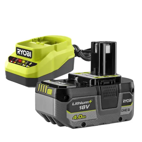 Lot d‘1 batterie et d‘1 chargeur RYOBI, 18 V, 4 Ah Rc18120a-140xg lithium-ion - RYOBI Prix Choc