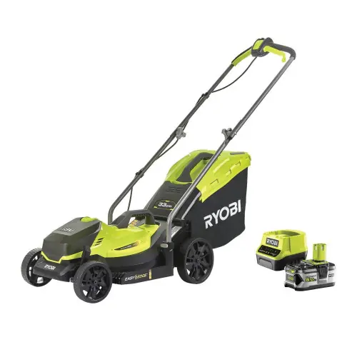 Vente Flash Tondeuse RYOBI sur batterie 33 cm Rlm 18×33 5 Ah – RYOBI