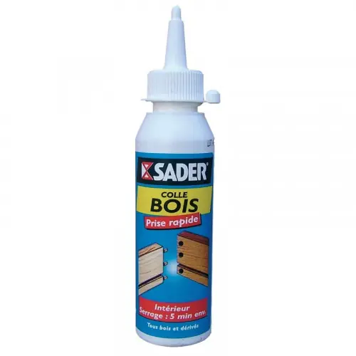 Colle à bois prise rapide - biberon 250 g - Sader Acheter En Ligne