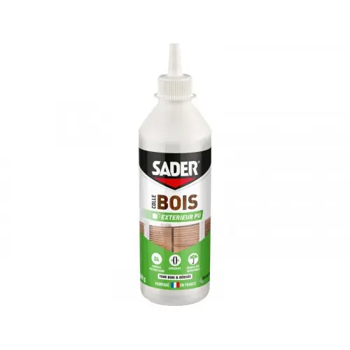 Colle d‘assemblage polyurethane bois exterieur d4 sader biberon 500g – Sader Acheter En Ligne