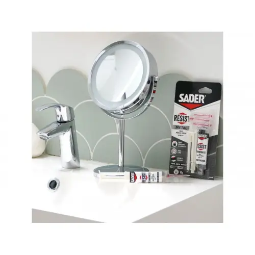 Colle de reparation epoxy bi-composant sader resist metal seringue 10g - Sader Satisfait Ou Remboursé