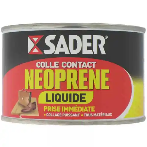 Colle néoprène liquide 250 ml - Sader Satisfait Ou Remboursé