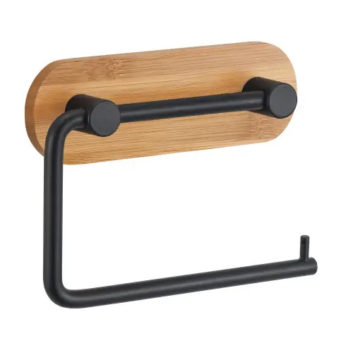 Meilleur Choix Dérouleur papier wc MSV Yono noir bambou - Sans marque