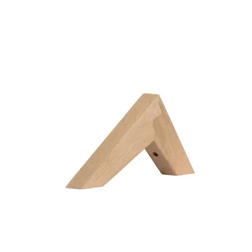 Equerre bois brut chene, H.12.5 x P.17.5 cm - Sans marque Nouvel Arrivage
