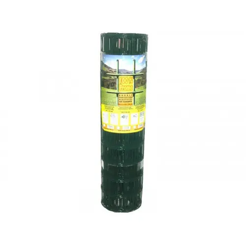 Grillage rouleau soudé vert, H.1.5 x l.20 m, maille 100X100 – Sans marque Marque