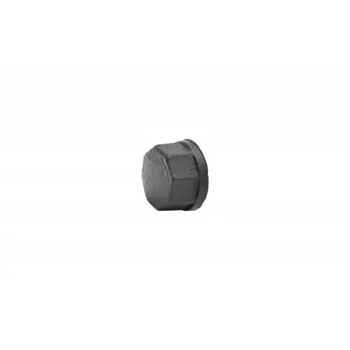 Lot de 2 bouchons sortant pour tube de penderie, MyTube, diam.25 mm, noir mat - Sans marque Haute Qualité