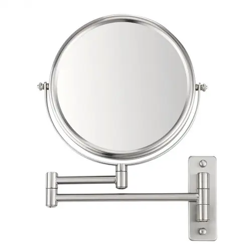 Miroir Grossissant X 5 Rond, H.20 X L.20 X P.0.5 Cm, Pivotant Chrome - Sans marque Must-Have