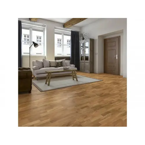 Parquet bois contrecollé Medio Chêne Blond Vitrifié S Multifrise 1Px - Sans marque Retour Gratuit