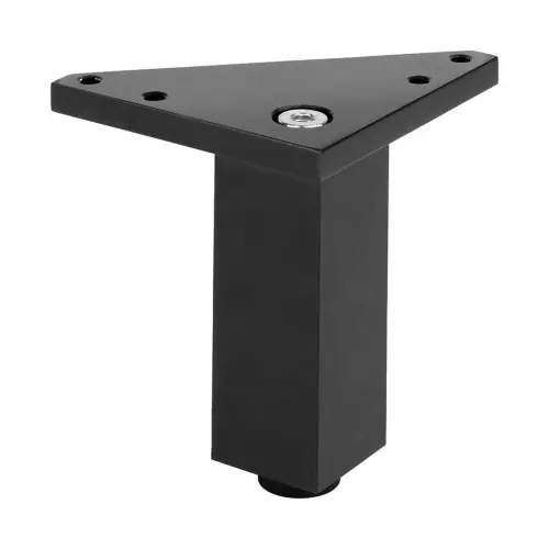 Certifié Pied de meuble FA002 100 mm réglable noir mat – Sans marque