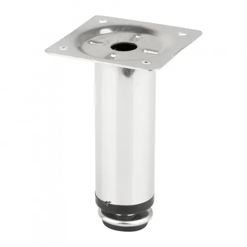 Pied de meuble FS014 100R mm chrome brillant – Sans marque Usine Directe