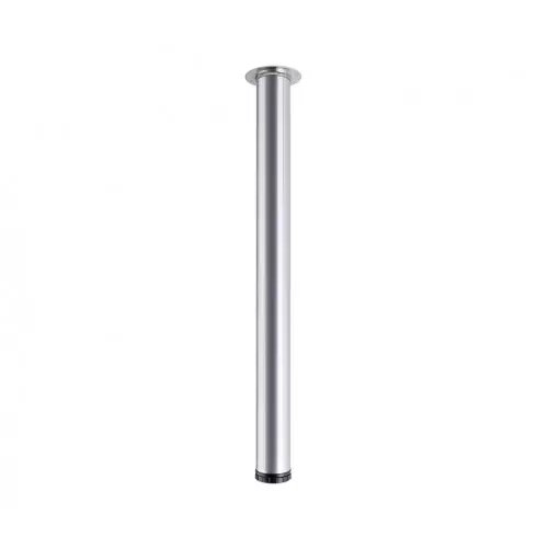 Produit De Marque Pied de table TS001 710/60mm argent brillant - réglable - Sans marque