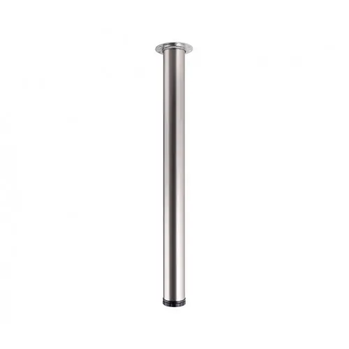Nouveauté Pied de table TS001 710/60mm nickel mat - réglable - Sans marque