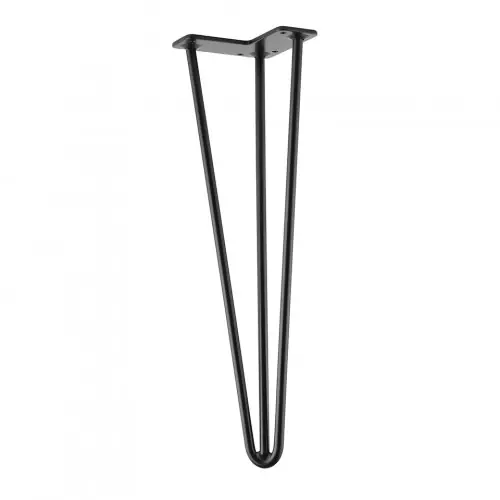 Pied de table TS003 420mm noir mat – Sans marque Promotion