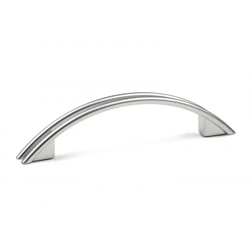 Poignée de meuble Fiona 96 chrome mat + vis – Sans marque Usine Directe