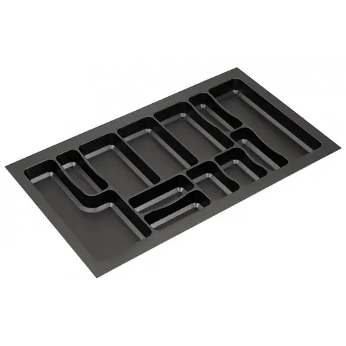 Nouvel Arrivage Range-couverts 722x422 mm pro StrongMax 18 noir - Sans marque