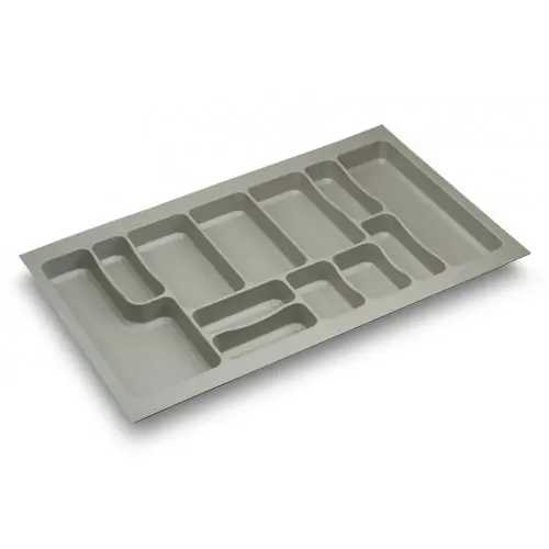 Acheter En Ligne Range-couverts 804x474 mm pro StrongBox gris - Sans marque