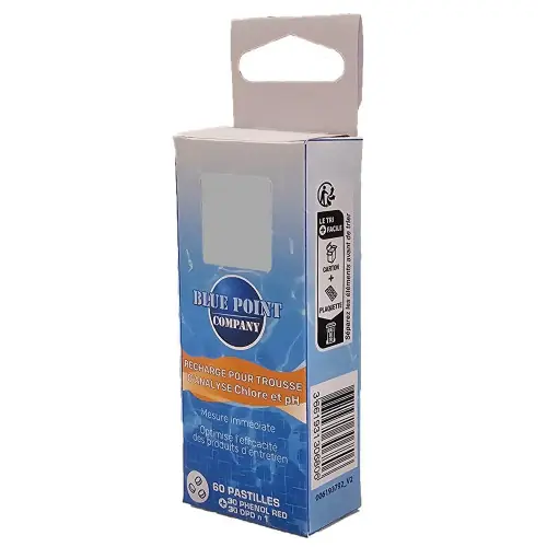 Marque Recharge pour trousse d‘analyse PH et Chlore, 60 pastilles - Sans marque