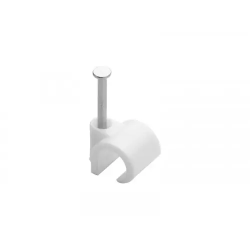 Sachet de 50 attache-fils, Diam. De 8 à 12 mm, L.14 mm, blanc - Sans marque Bon Plan