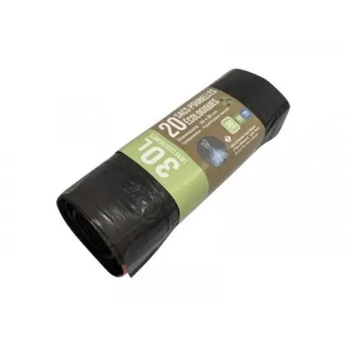 Sacs-poubelle 30 l noir - Sans marque Vente Directe