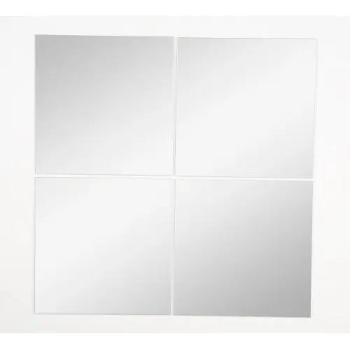 Set de 4 miroirs carrés 30x30cm - Sans marque Commander Maintenant