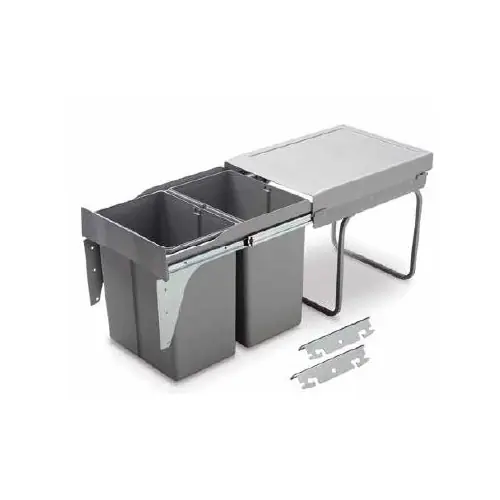 Trieur à déchets Linea 290DM pour porte 400mm 2x21l - Sans marque Remise