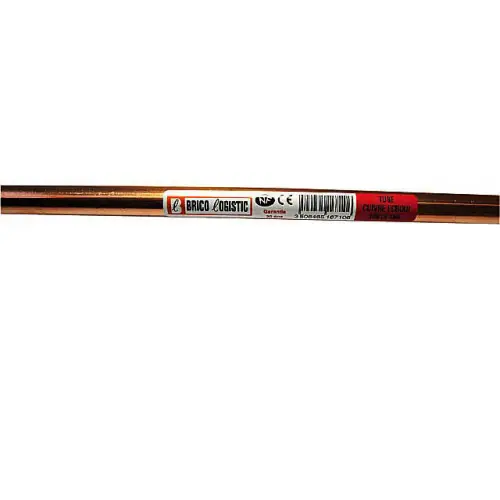 Tube d‘alimentation cuivre ecroui, Diam.10 x 12 mm, en barre de 1 m - Sans marque Promotion