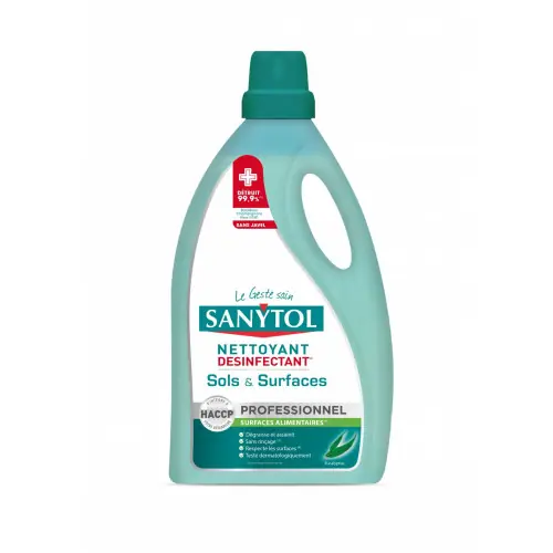 Bon Marché Désinfectant sols et surfaces Professionnel SANYTOL 5 l - SANYTOL