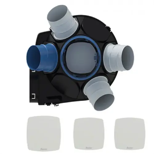 Kit VMC simple flux autoréglable à détection d‘humidité Agalina – SAUTER Nouvelle Collection