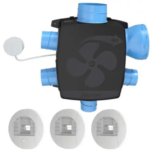 Kit VMC simple flux hygroréglable extra plat Gauli basse conso – SAUTER Paiement Sécurisé