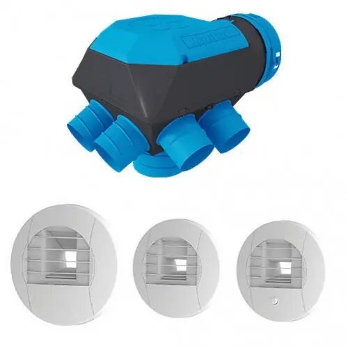 Promotion Kit VMC simple flux hygroréglable – Gauli – Grand logement – Basse consommation – Jusqu’à T7 – 292 m³/h – 17 dB – RT 2012 – SAUTER