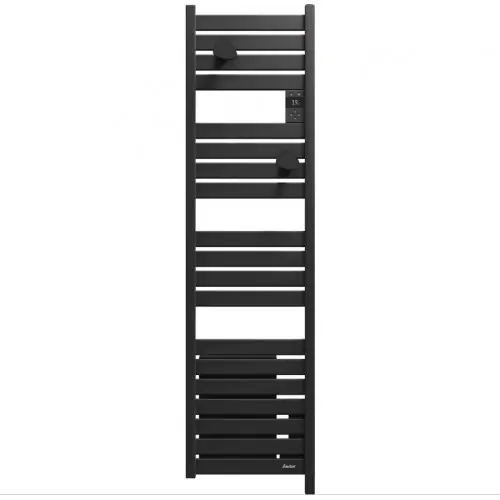 Authentique Radiateur sèche-serviettes KELUD SLIM VENTILO anthracite 1500W – SAUTER