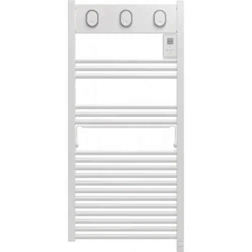 Sèche-serviettes électrique – MARAPI TACTILE BLANC – 500 W – Inertie fluide – Thermostat électronique – Affichage digital – SAUTER Petit Prix