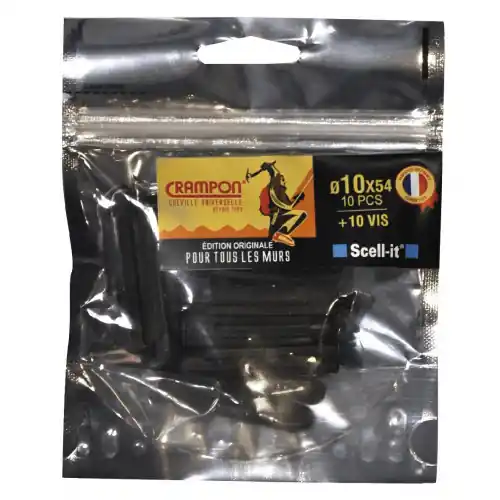 cheville et vis à expansion ou à verrouillage de forme SCELL-IT, Diam.10xL54mm – SCELL-IT Prix Choc