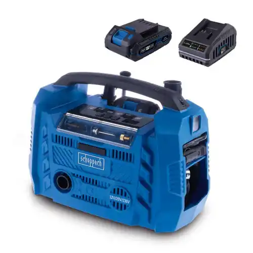 Compresseur de loisirs SCHEPPACH 20V Airforce6 – SCHEPPACH Livraison Express