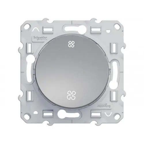 Commande vmc Odace, gris aluminium – SCHNEIDER ELECTRIC Acheter En Ligne