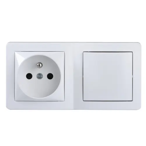 Super Prix Interrupteur + prise saillie complet Alréa, SCHNEIDER ELECTRIC, blanc – SCHNEIDER ELECTRIC