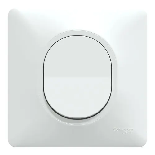 Authentique Interrupteur va-et-vient complet Ovalis, SCHNEIDER ELECTRIC, blanc – SCHNEIDER ELECTRIC