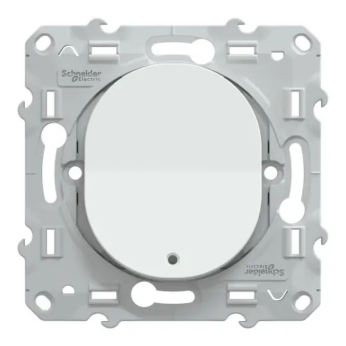 Petit Prix Interrupteur va-et-vient lumineux à assembler Ovalis, SCHNEIDER ELECTRIC, blanc - SCHNEIDER ELECTRIC