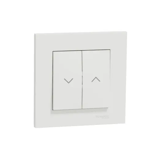 Must-Have Interrupteur volet roulant complet Miluz, SCHNEIDER ELECTRIC, blanc - SCHNEIDER ELECTRIC