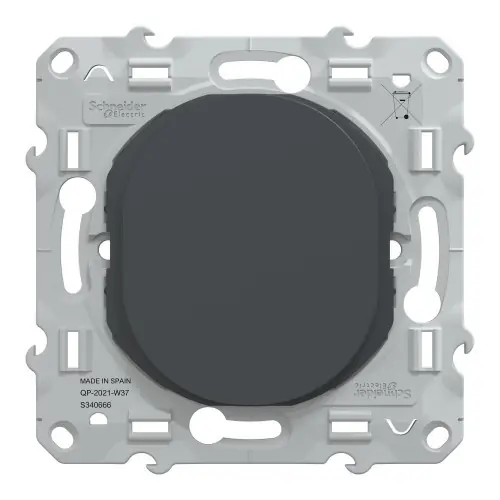 Haute Qualité Obturateur à assembler Ovalis, SCHNEIDER ELECTRIC, anthracite - SCHNEIDER ELECTRIC