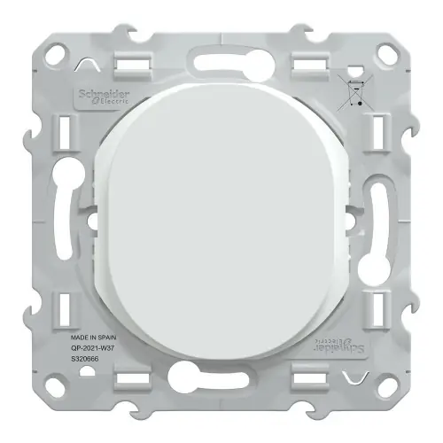 Obturateur à assembler Ovalis, SCHNEIDER ELECTRIC, blanc - SCHNEIDER ELECTRIC Quantité Limitée