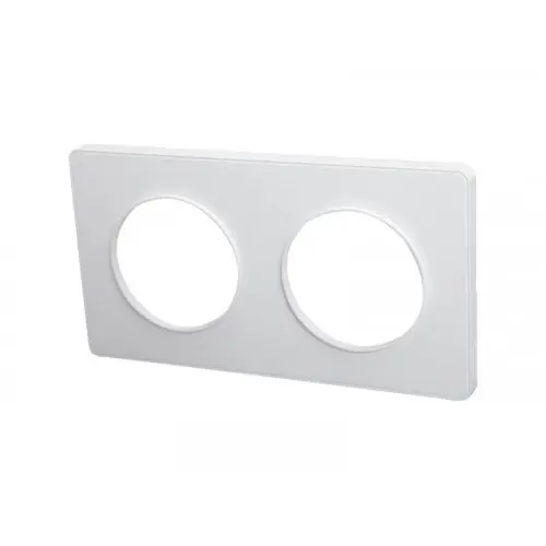 Jusqu'à Épuisement Des Stocks Plaque Double Odace Touch, Liseré Blanc - SCHNEIDER ELECTRIC