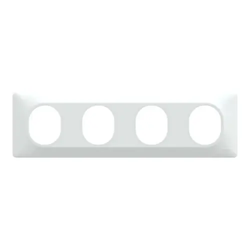 Affaire À Saisir Plaque quadruple horizontale Ovalis, SCHNEIDER ELECTRIC, blanc – SCHNEIDER ELECTRIC